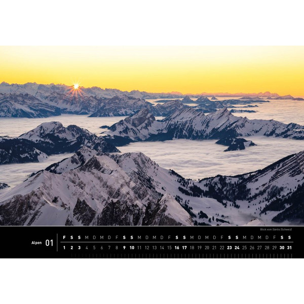 ALPEN PREMIUMKALENDER 2027 Ansicht 2