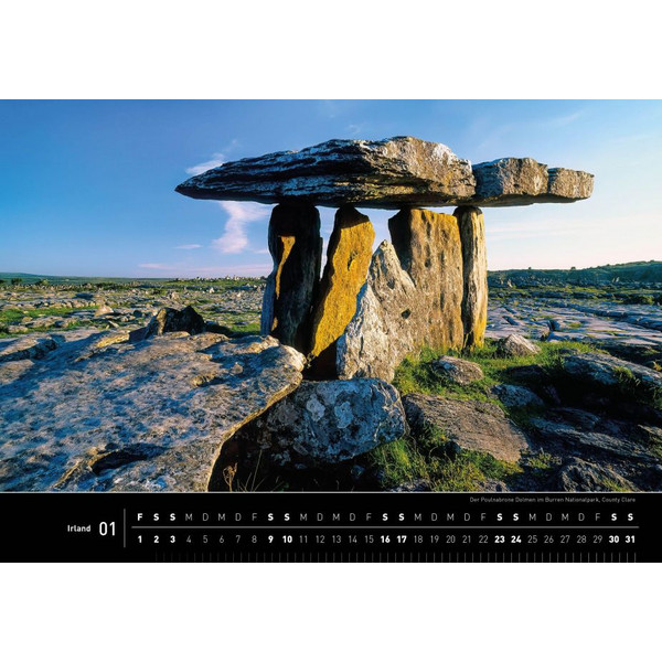 IRLAND PREMIUMKALENDER 2027 Ansicht 2