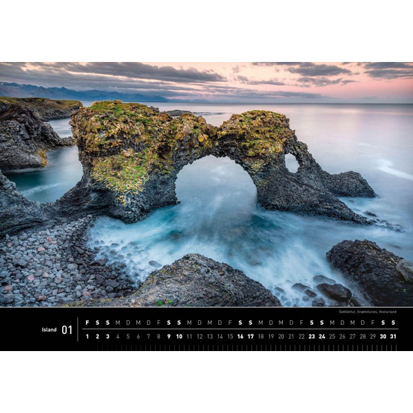 ISLAND PREMIUMKALENDER 2027 Ansicht 2