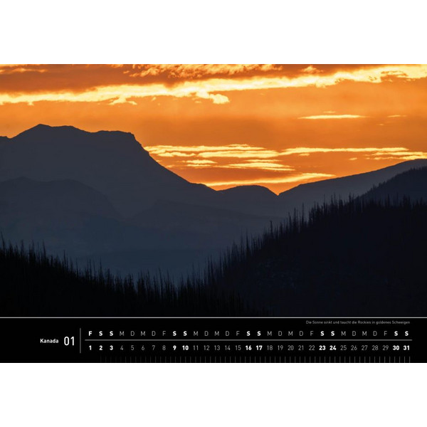 KANADA PREMIUMKALENDER 2027 Ansicht 2