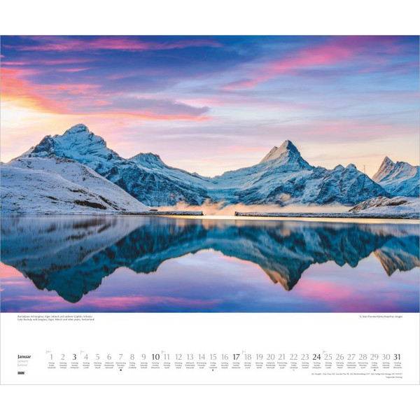 LICHT IN DER LANDSCHAFT 2027 - Kalender Ansicht 2