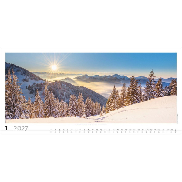 ALPENPANORAMA KALENDER 2027 Ansicht 2