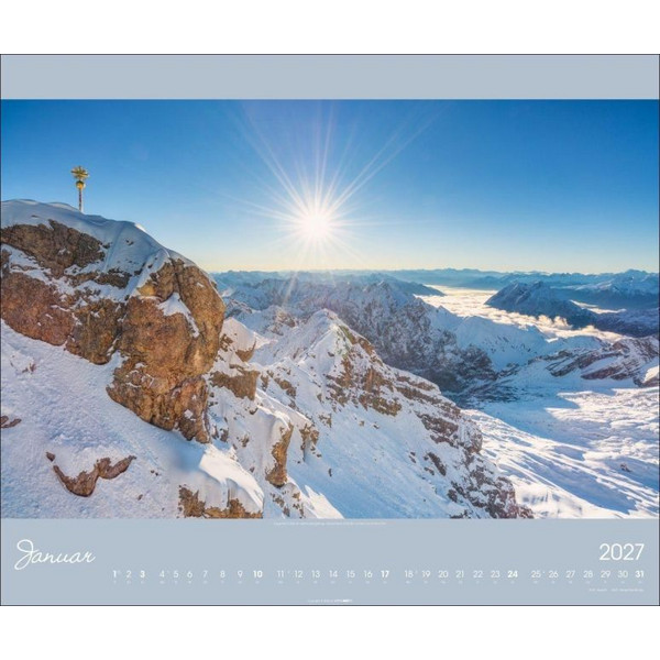 ALPEN IM LICHT KALENDER 2027 Ansicht 2
