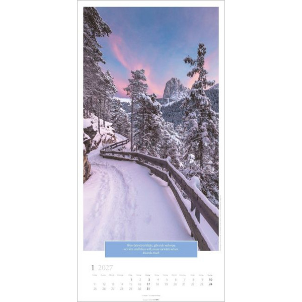 TRAUMHAFTE WEGE KALENDER 2027 Ansicht 2