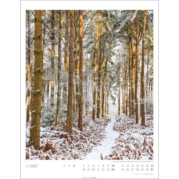 WOHIN DER WEG UNS FÜHRT KALENDER 2027 Ansicht 2