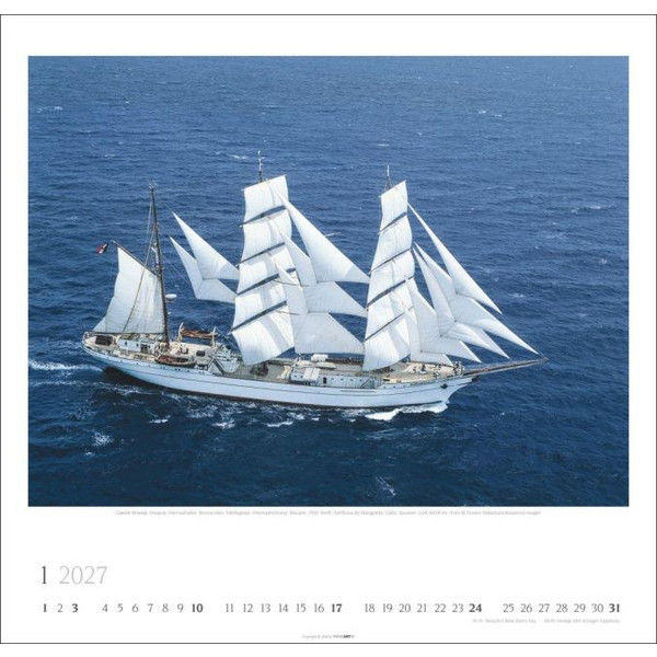 TALL SHIPS KALENDER 2027 Ansicht 2