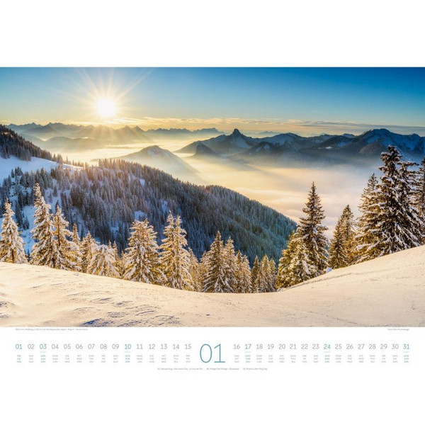 NATURPARADIES ALPEN KALENDER 2027 Ansicht 2