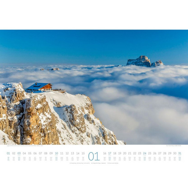 BERGWELT DOLOMITEN KALENDER 2027 Ansicht 2