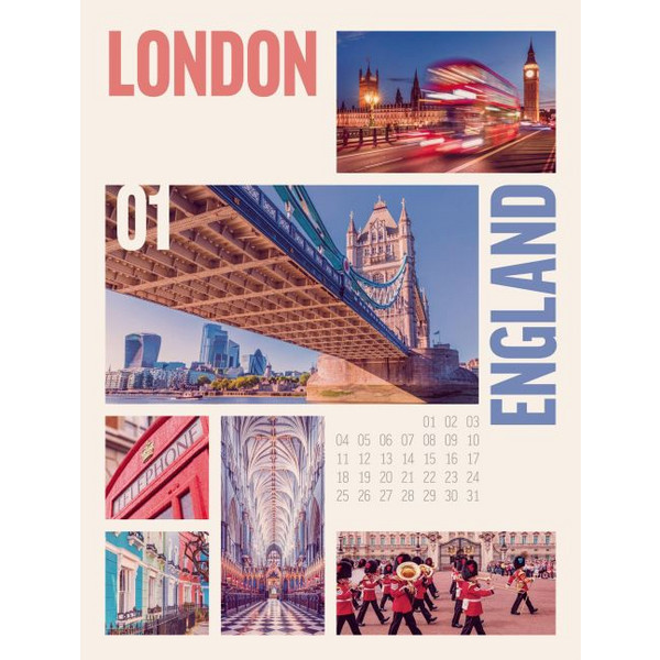 CITIES OF THE WORLD KALENDER 2027 Ansicht 2