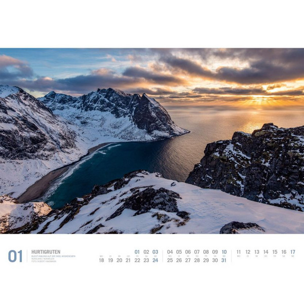 HURTIGRUTEN KALENDER 2027 Ansicht 2