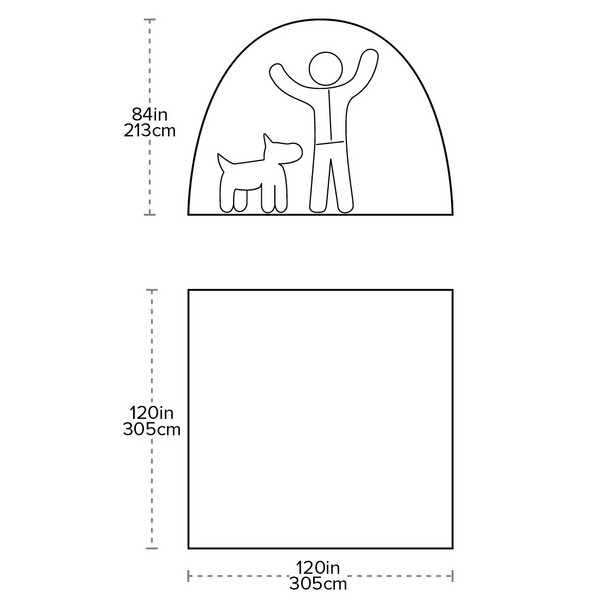 Big Agnes SAGE CANYON SHELTER PLUS - Pavillon Ansicht 5