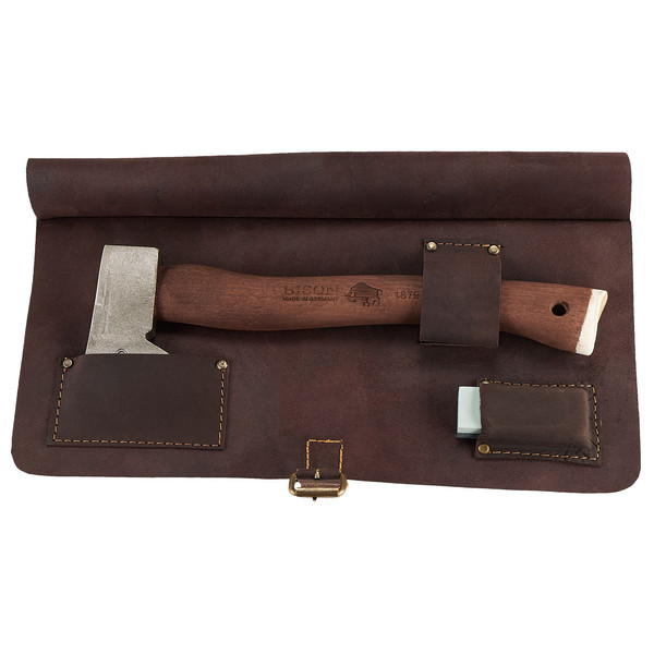BISON 1879 JÄGERBEIL EDITION SET MIT LEDERETUI - Axt Ansicht 2