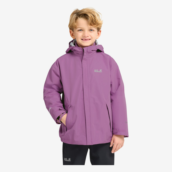Jack Wolfskin ICELAND 3IN1 PRINT JKT K Kinder - Doppeljacke Ansicht 7