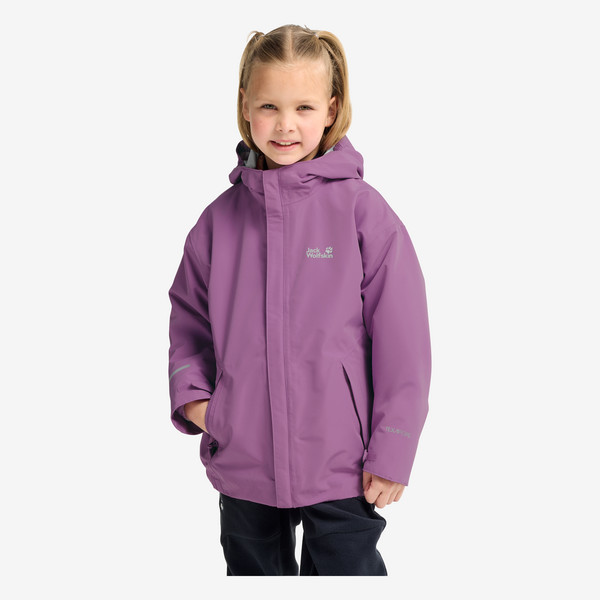 Jack Wolfskin ICELAND 3IN1 PRINT JKT K Kinder - Doppeljacke Ansicht 9