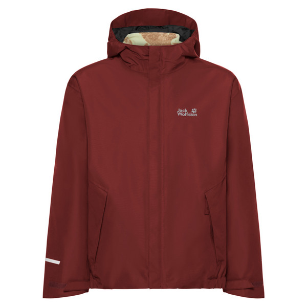 ICELAND 3IN1 PRINT JKT K Kinder - Doppeljacke-MERLOT