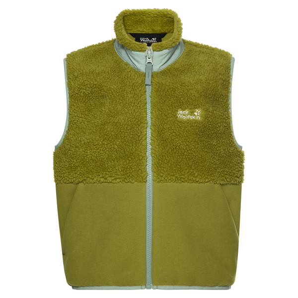 ICE CURL VEST K Kinder - Fleeceweste-KHAKI GREEN