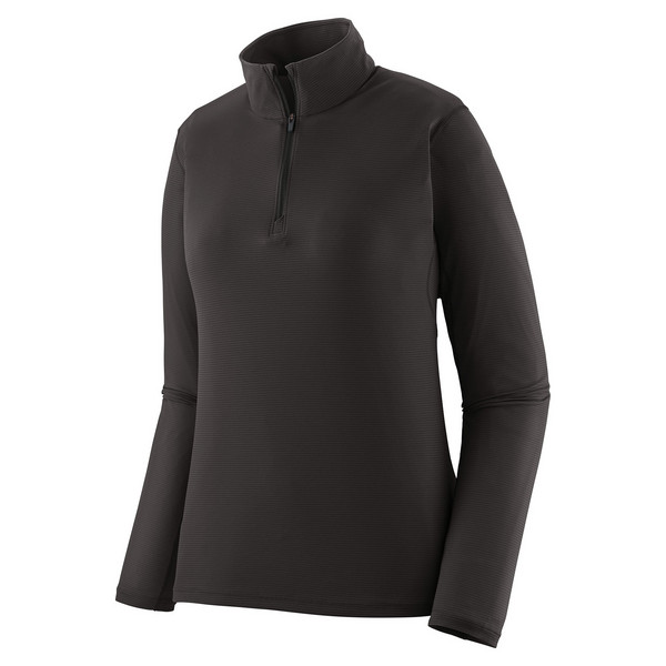 W'S CAP LW ZIP NECK Damen - Funktionsunterwäsche-BLACK