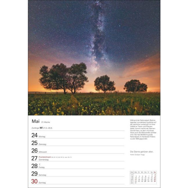 WUNDER DER NATUR WOCHENPLANER 2027 - Kalender Ansicht 2
