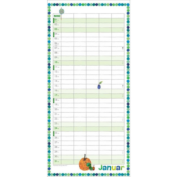 DIE KLEINE RAUPE NIMMERSATT FAMILIENPLANER 2027 - Kalender Ansicht 2