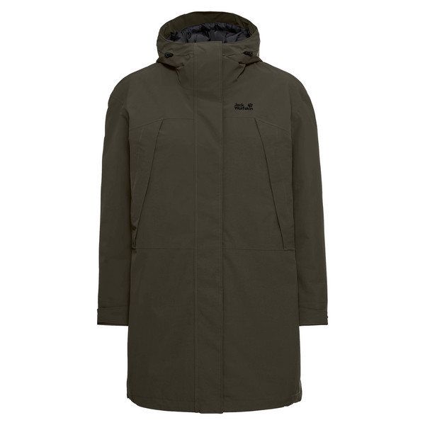 ICE FLARE PARKA W Damen - Wintermantel-OBSIDIAN MOSS