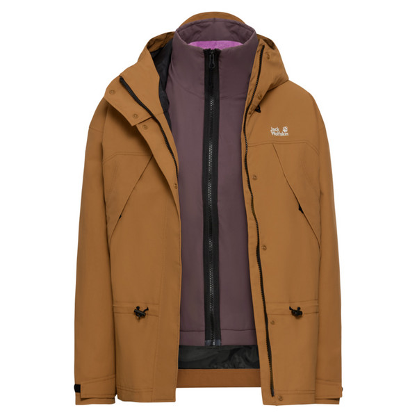 Jack Wolfskin SENSORA 3IN1 JKT W Damen - Doppeljacke Ansicht 3