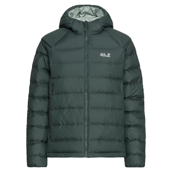 WILD PASS DOWN HOODY W RDS Damen - Daunenjacke-SAGO PALM