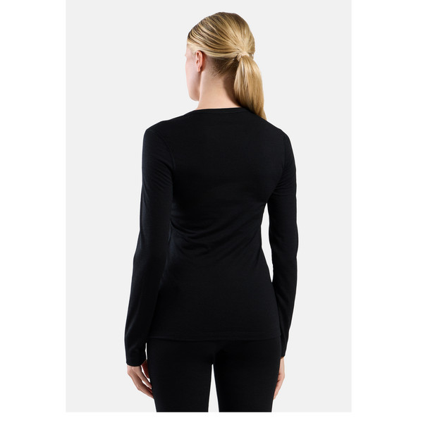 Odlo MERINO FUNDAMENTALS BL TOP CREW NECK L/S Damen - Baselayer Ansicht 4