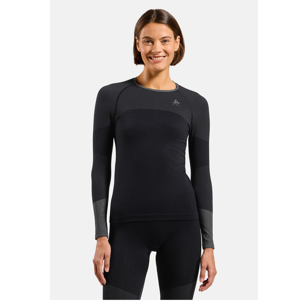Odlo FUNDAMENTALS PERFORMANCE WARM BL TOP CREW NECK L/S Damen - Baselayer Ansicht 3