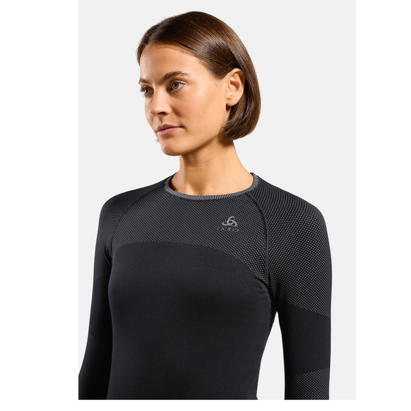 Odlo FUNDAMENTALS PERFORMANCE WARM BL TOP CREW NECK L/S Damen - Baselayer Ansicht 5