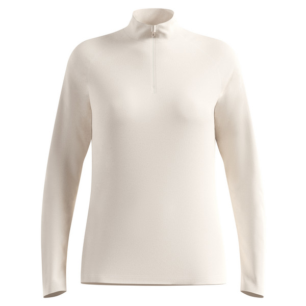 RIGI MID LAYER 1/2 ZIP Damen - Fleecepullover-GARDENIA