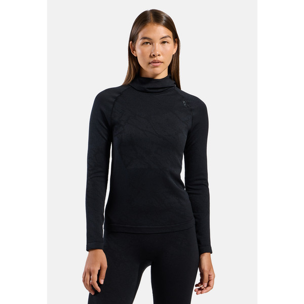 Odlo PERFORMANCE WARM BLACKCOMB BL TOP FACEMASK L/S Damen - Baselayer-Shirt Ansicht 3