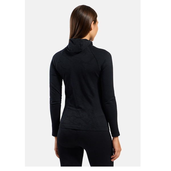 Odlo PERFORMANCE WARM BLACKCOMB BL TOP FACEMASK L/S Damen - Baselayer-Shirt Ansicht 5