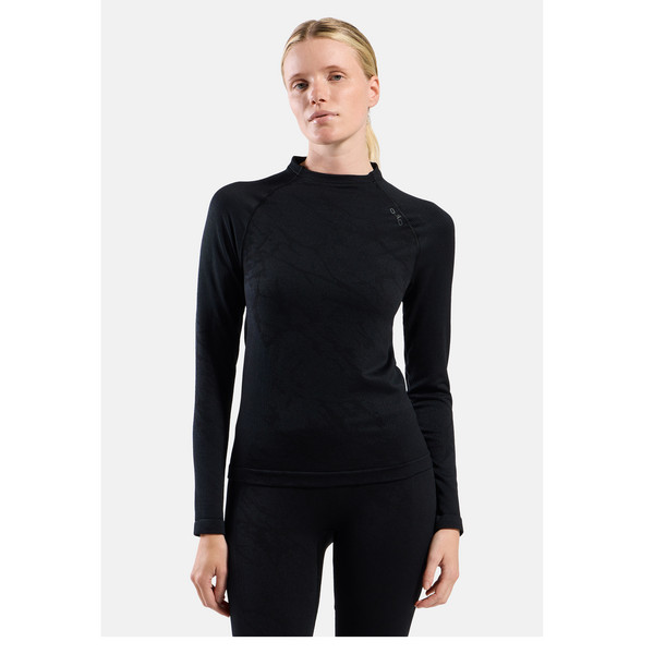 Odlo PERFORMANCE WARM BLACKCOMB BL TOP CREW NECK L/S Damen - Baselayer-Shirt Ansicht 3