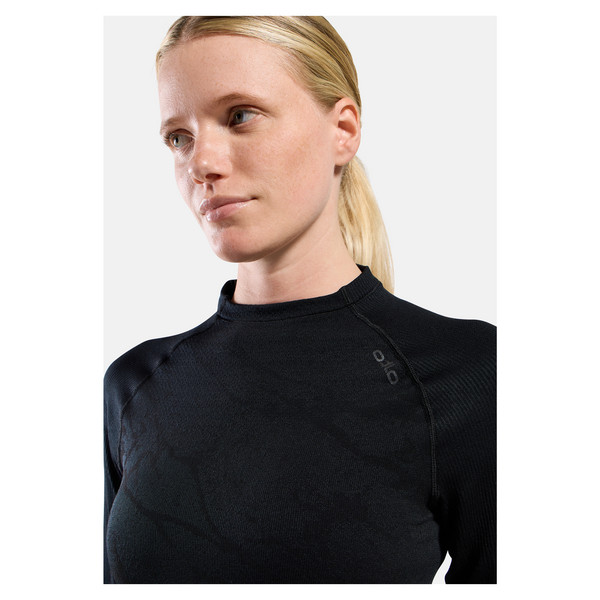 Odlo PERFORMANCE WARM BLACKCOMB BL TOP CREW NECK L/S Damen - Baselayer-Shirt Ansicht 5
