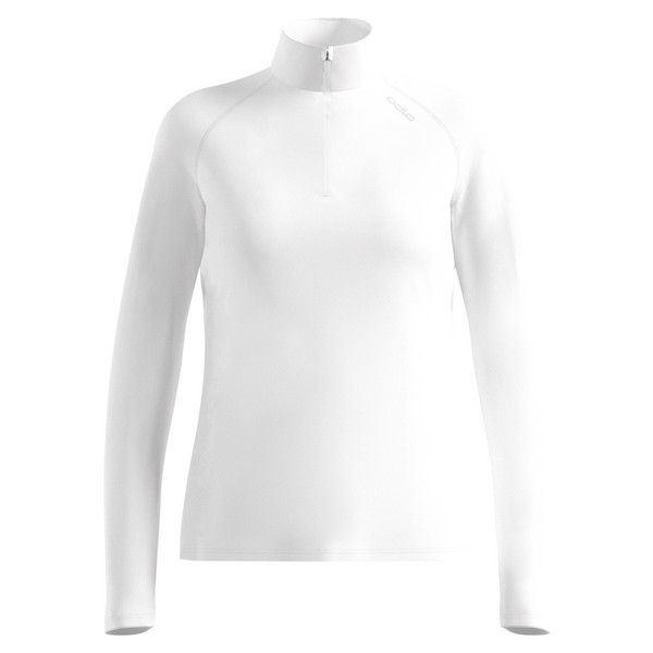 ESSENTIAL WARM 1/2 ZIP MID LAYER 1/2 ZIP Damen - Fleecepullover-WHITE