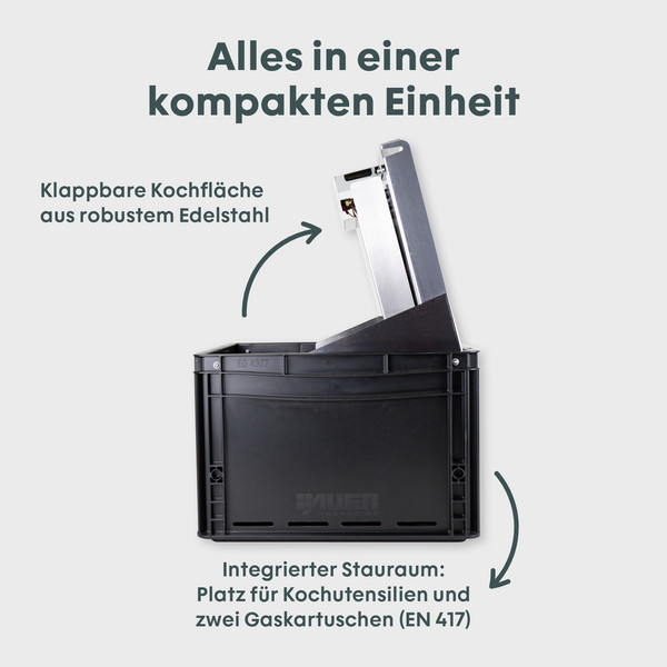 Boxio BOXIO COOK 2.0 - Gaskocher Ansicht 2