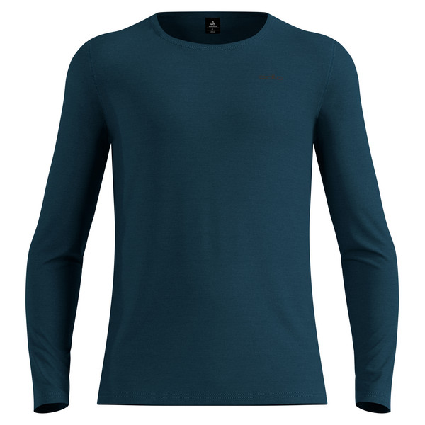 MERINO FUNDAMENTALS BL TOP CREW NECK L/S Herren - Baselayer-REFLECTING POND