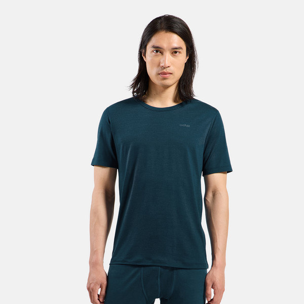 Odlo MERINO FUNDAMENTALS BL TOP CREW NECK S/S Herren - Baselayer Ansicht 3