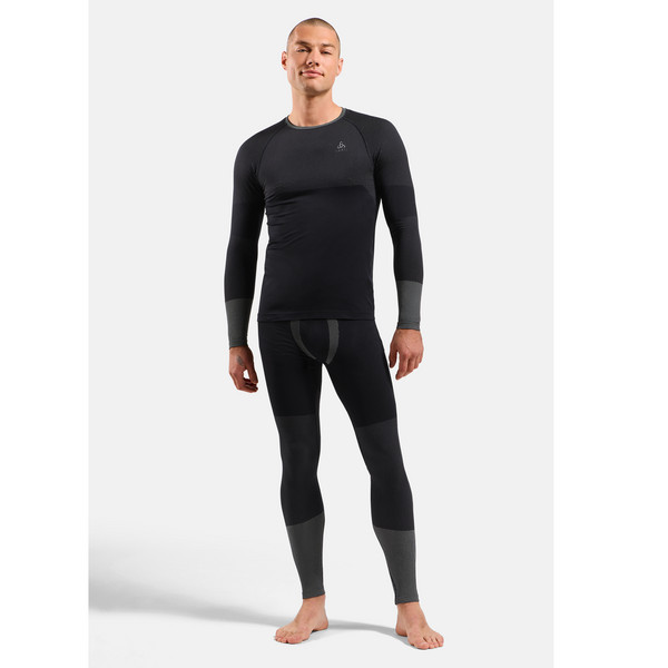 Odlo FUNDAMENTALS PERFORMANCE WARM BL TOP CREW NECK L/S Herren - Baselayer Ansicht 6