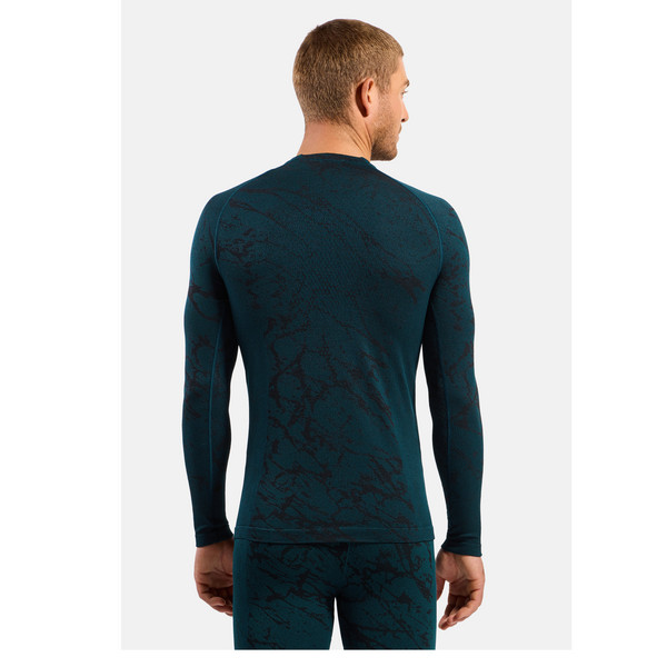 Odlo PERFORMANCE WARM BLACKCOMB BL TOP CREW NECK L/S Herren - Baselayer-Shirt Ansicht 4