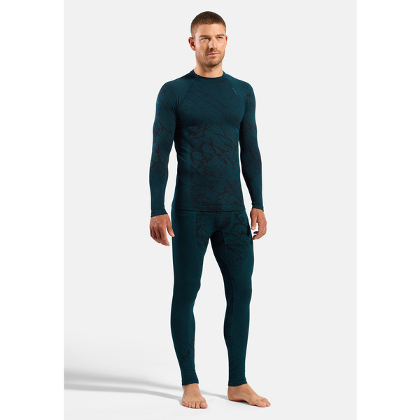 Odlo PERFORMANCE WARM BLACKCOMB BL TOP CREW NECK L/S Herren - Baselayer-Shirt Ansicht 6