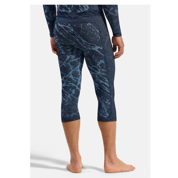 Odlo PERFORMANCE WARM BLACKCOMB BL BOTTOM 3/4 Herren - Baselayer-Hose Ansicht 4