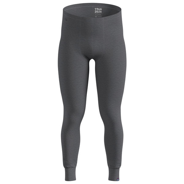 ACTIVE WARM 80TH ANNIVERSARY BL BOTTOM LONG Herren - Funktionsunterwäsche-ODLO STEEL GREY MELANGE