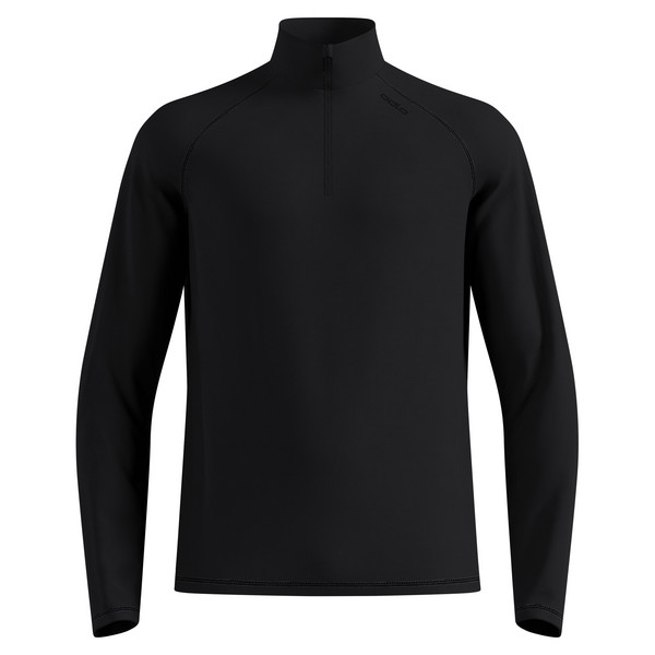 ESSENTIAL WARM 1/2 ZIP MID LAYER 1/2 ZIP Herren - Fleecepullover-BLACK