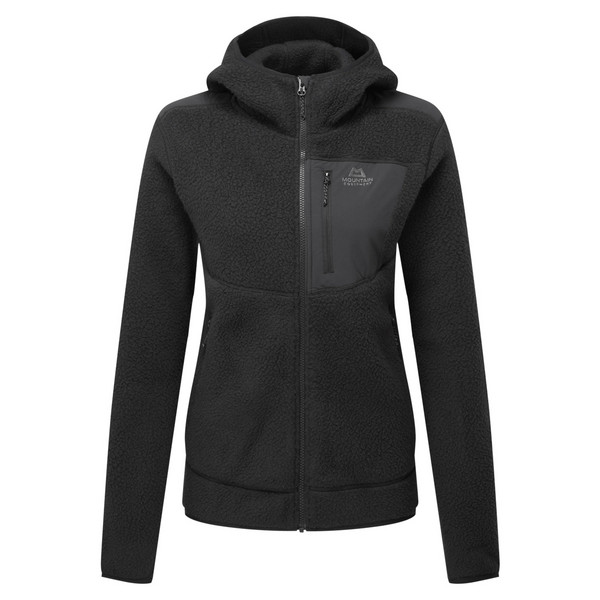 HIGHPILE HOODED WMNS JACKET Damen - Fleecejacke-BLACK