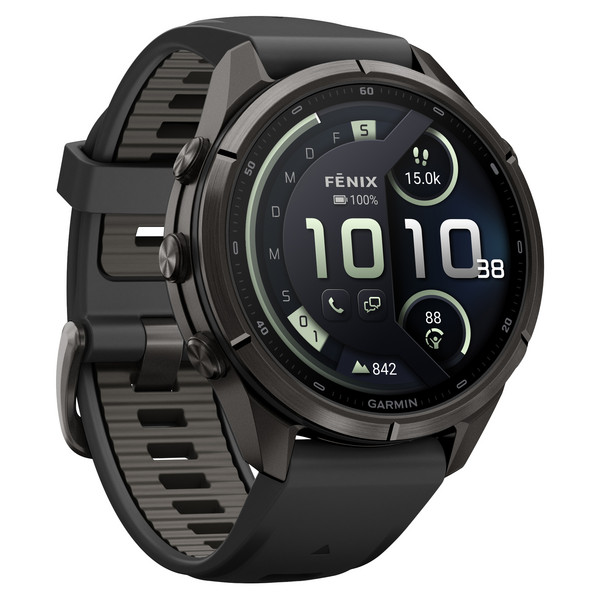 FENIX 9 PRO INREACH, 43 MM, CARBONGRAU DLC TITAN - Smartwatch