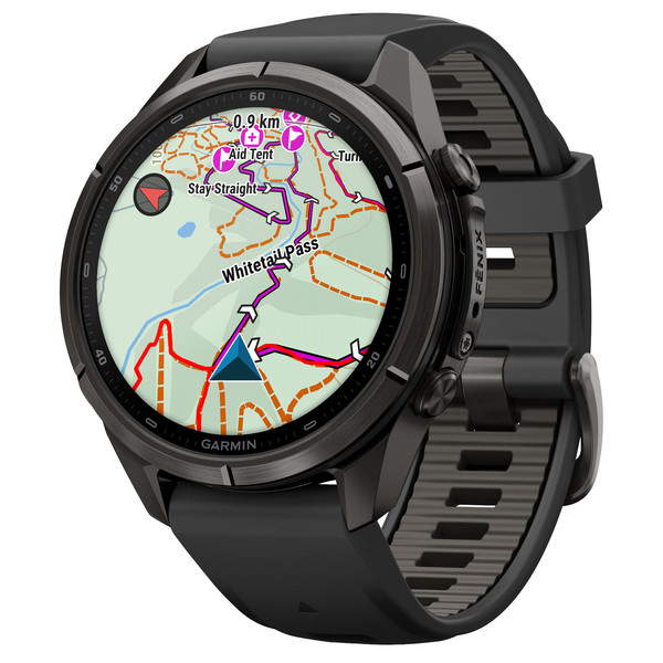Garmin FENIX 9 PRO INREACH, 43 MM, CARBONGRAU DLC TITAN - Smartwatch Ansicht 3